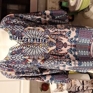 Womens Figueroa & Flower casual 3/4 sleeve regular size top L